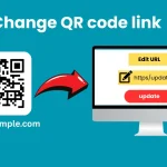 change qr code link after printing