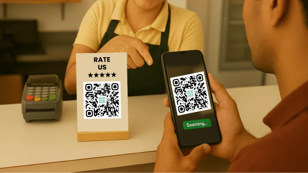 business review qr code